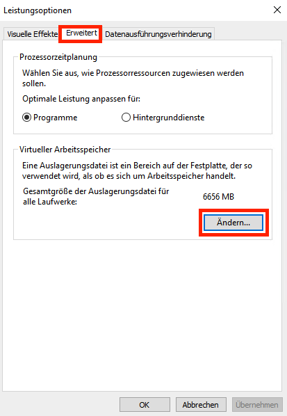 Pagefile sys Größe ändern und optimieren 04 Sandro Villinger von Windows Tweaks